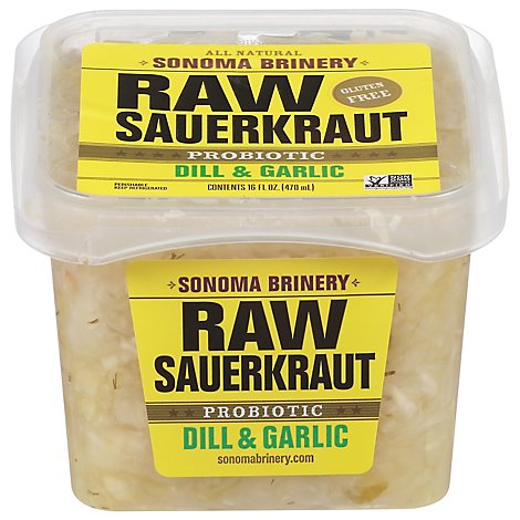 Sonoma Brinery Sauerkraut Dill & Garlic - 16 Oz