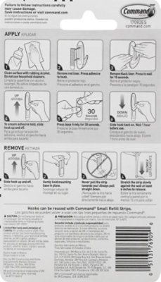 3M Command Designer Hooks Small White - 2 Count - Image 3