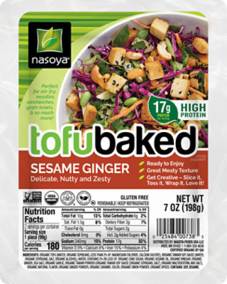 Nasoya Baked Sesame Ginger Tofu - 7 Oz - Image 2