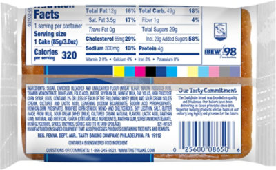 Tastykake Pound Cake Junior - 3 Oz - Image 5