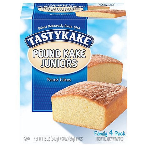 Tastykake Pound Cake Junior - 4-3 Oz