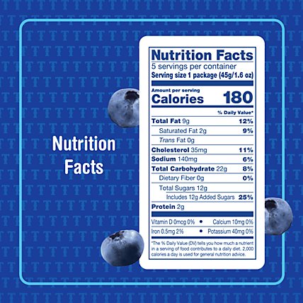 Tastykake Blueberry Flavored Mini Muffins 5 Pouches - 20 Count - Image 4