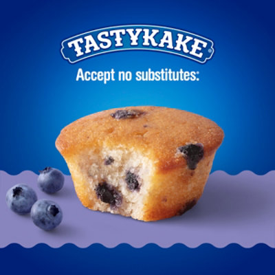 Tastykake Blueberry Flavored Mini Muffins 5 Pouches - 20 Count - Image 7