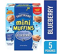 Tastykake Blueberry Flavored Mini Muffins 5 Pouches - 20 Count