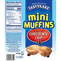Tastykake Chocolate Chip Mini Muffins 5 Pouches - 20 Count - Image 6