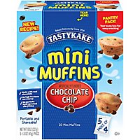Tastykake Chocolate Chip Mini Muffins 5 Pouches - 20 Count - Image 2