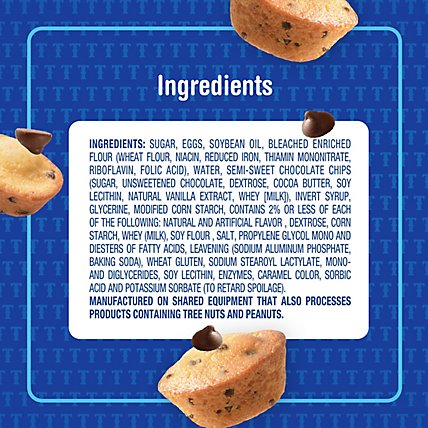 Tastykake Chocolate Chip Mini Muffins 5 Pouches - 20 Count - Image 5