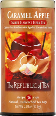 Republic of Tea Sweet Harvest Herb Tea Caramel Apple - 36 Count - Image 2
