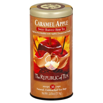 Republic of Tea Sweet Harvest Herb Tea Caramel Apple - 36 Count - Image 1
