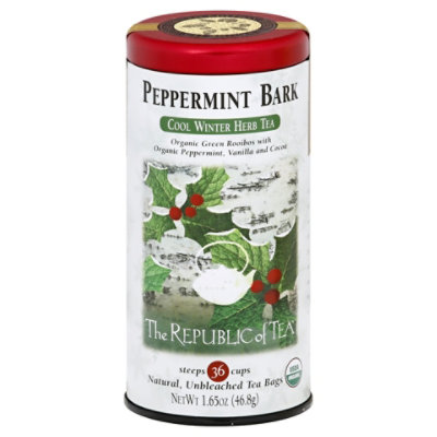 Republic of Tea Cool Winter Herb Tea Peppermint Bark - 36 Count - Image 3