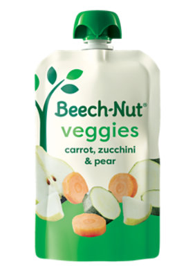 Beech-Nut Veggies Stage 2 Carrot Zucchini & Pear Baby Food - 3.5 Oz