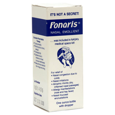 Ponaris Nasal Emollient - 1 Oz - Image 1