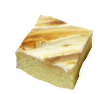 Cake Vanilla Caramel Swirl Slice