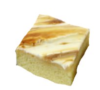 Cake Vanilla Caramel Swirl Slice