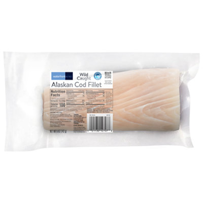 Waterfront Bistro Alaskan Cod Fillet Wild Caught - 5 Oz