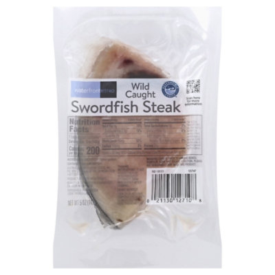 Water Front Bistro Swordfish Steak Wild Caught - 5 Oz