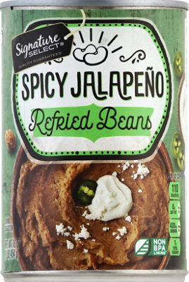 Signature SELECT Beans Refried Spicy Jalapeno - 16 Oz - Image 2