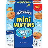 Tastykake Confetti Cake Mini Muffins 5 Pouches- 20 Count - Image 2