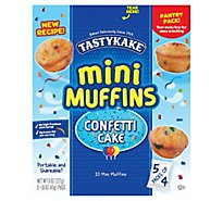 Tastykake Muffins Mini Confetti Cake - 5-1.6 Oz