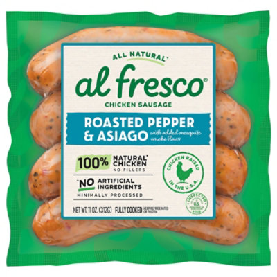 al fresco Chicken Sausage All Natural Roasted Pepper Asiago - 11 Oz - Image 3