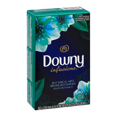 Downy Infusions Dryer Sheets Refresh Birch Water & Botanicals - 90