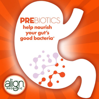 Align Prebiotic + Probiotic Digestive Health Natural Fruit Flavors Gummies - 50 Count - Image 3