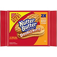 Nutter Butter Sandwich Cookies Double Nutty Peanut Butter - 15.27 Oz - Image 2