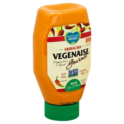 Follow Your Heart Vegenaise Gourmet Dipping Sauce & Spread Sriracha Spicy Hot - 18 Fl. Oz.