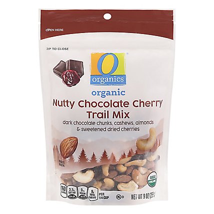 O Organics Trail Mix Nutty Chocolate Cherry - 9 Oz - Image 3