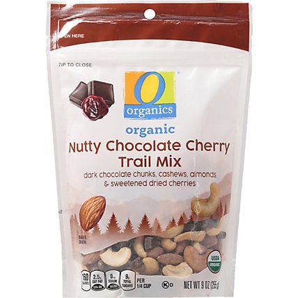 O Organics Trail Mix Nutty Chocolate Cherry - 9 Oz - Image 2