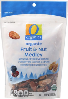 O Organics Trail Mix Fruit & Nut Medley - 9 Oz - Image 2