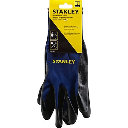 Stanley Gloves Nitrile Coated Large - Each - Image 2