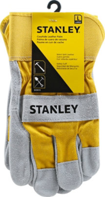 Stanley Gloves Cowhide Leather Palm Large - Each - Image 2