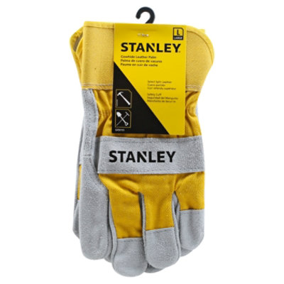 stanley work gloves leather