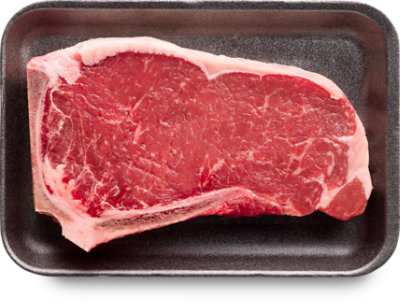 Beef Top Loin New York Strip Steak Bone In Value Pack - 3.75 Lb - Image 1