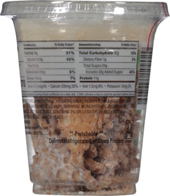 Golden Cannoli Grab And Go Cup With Mini Powdered Cannoli Chips - 4 Oz - Image 6