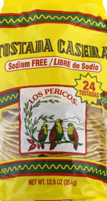 Los Pericos Tostada Casera Sodium Free 24 Count - 12.5 Oz - Image 2