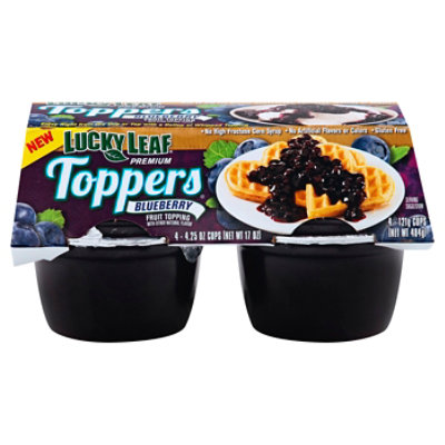 Lucky Leaf Premium Toppers Blueberry Fruit Topping 4 Pk - 4-4.25Oz - Image 3