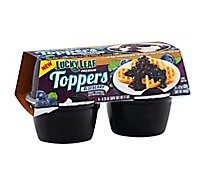 Lucky Leaf Premium Toppers Blueberry Fruit Topping 4 Pk - 4-4.25Oz