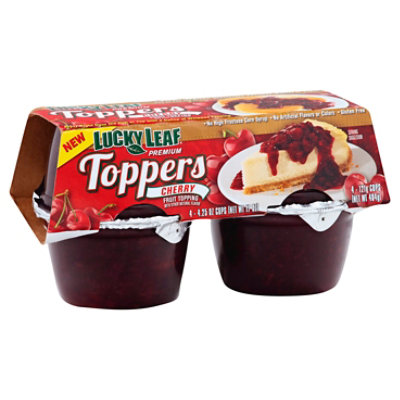 Lucky Leaf Premium Toppers Cherry Fruit - 4-4.25Oz