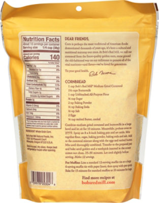 Bob's Red Mill Medium Grind Cornmeal - 24 Oz - Image 5