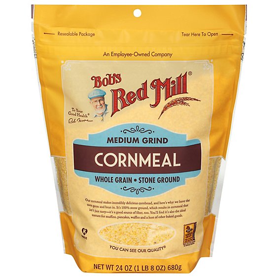 Bob's Red Mill Medium Grind Cornmeal - 24 Oz