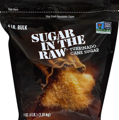 Sugar in the Raw Cane Sugar Turbinado - 4 Lb - Image 1