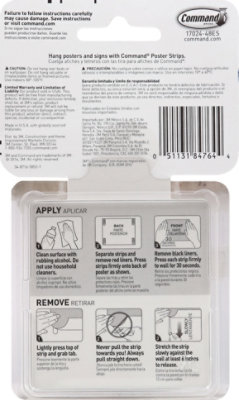 3M Command Poster Strips Multi Pack - 48 Count - Image 1
