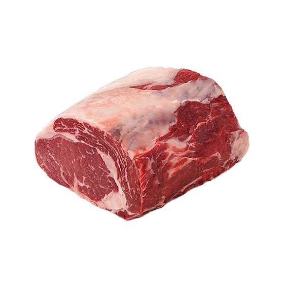 Beef Ribeye Roast Boneless Service Case - Weight Between 3-5 Lb