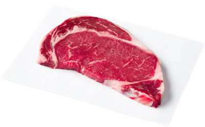 Beef Ribeye Steak Boneless Service Case - 1.25 Lb - Image 1