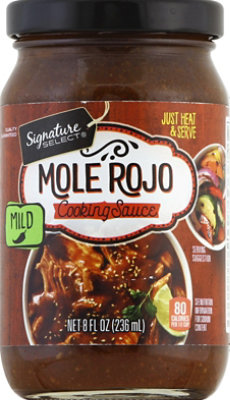 Signature Select Cooking Sauce Mole Rojo - 8 Fl. Oz. - Image 2