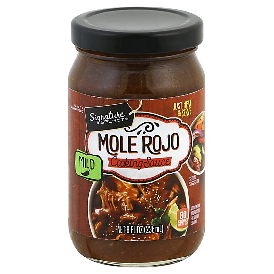 Signature Select Cooking Sauce Mole Rojo - 8 Fl. Oz.