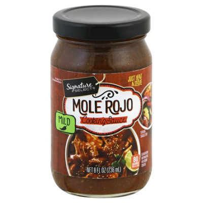 Signature Select Cooking Sauce Mole Rojo - 8 Fl. Oz.