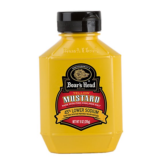Boars Head Low Sodium Yellow Mustard - Case